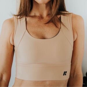 Women's Tan Sports Bra